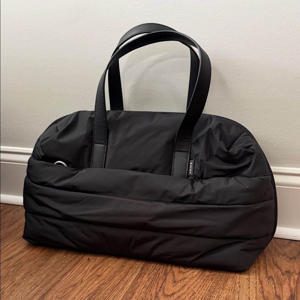 Black Travel Tote Bag